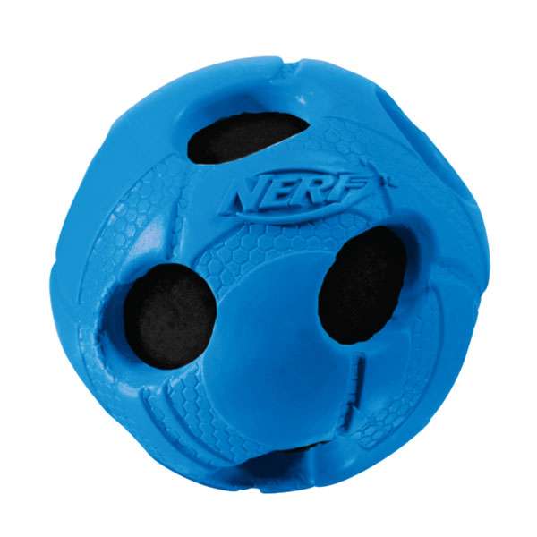 NERF DOG Wrapped Bash Ball (gummiummantelt) 