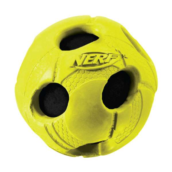 NERF DOG Wrapped Bash Ball (gummiummantelt) 