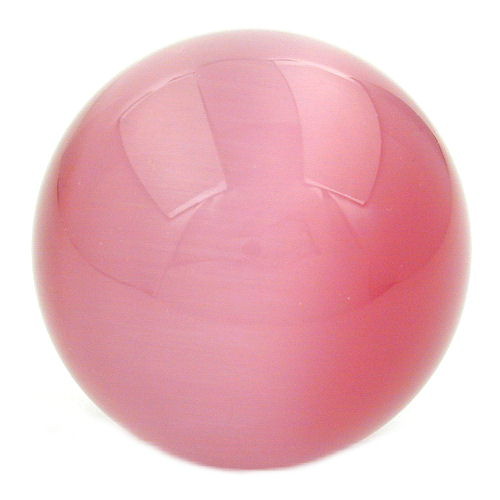 Kugel 52mm rosa Glas mit Hyperion