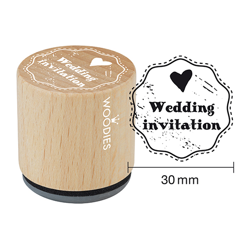 Woodies Stempel Wedding invitation 1 ø 30 mm