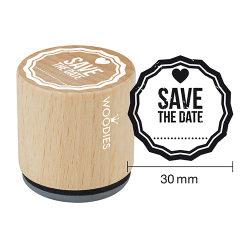 Woodies Stempel Save the date 4 ø 30 mm