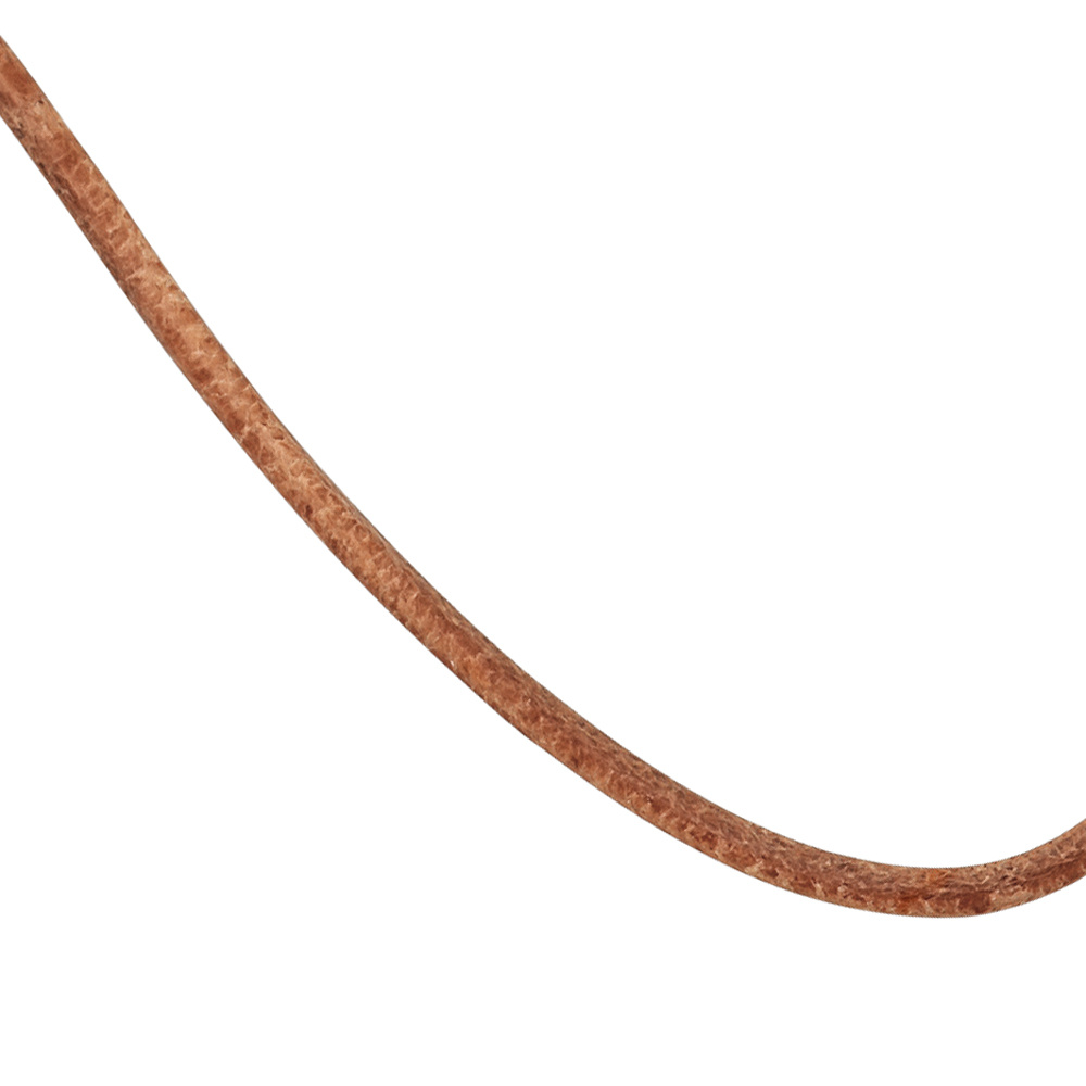 Leder Halskette Kette Schnur natur 100 cm