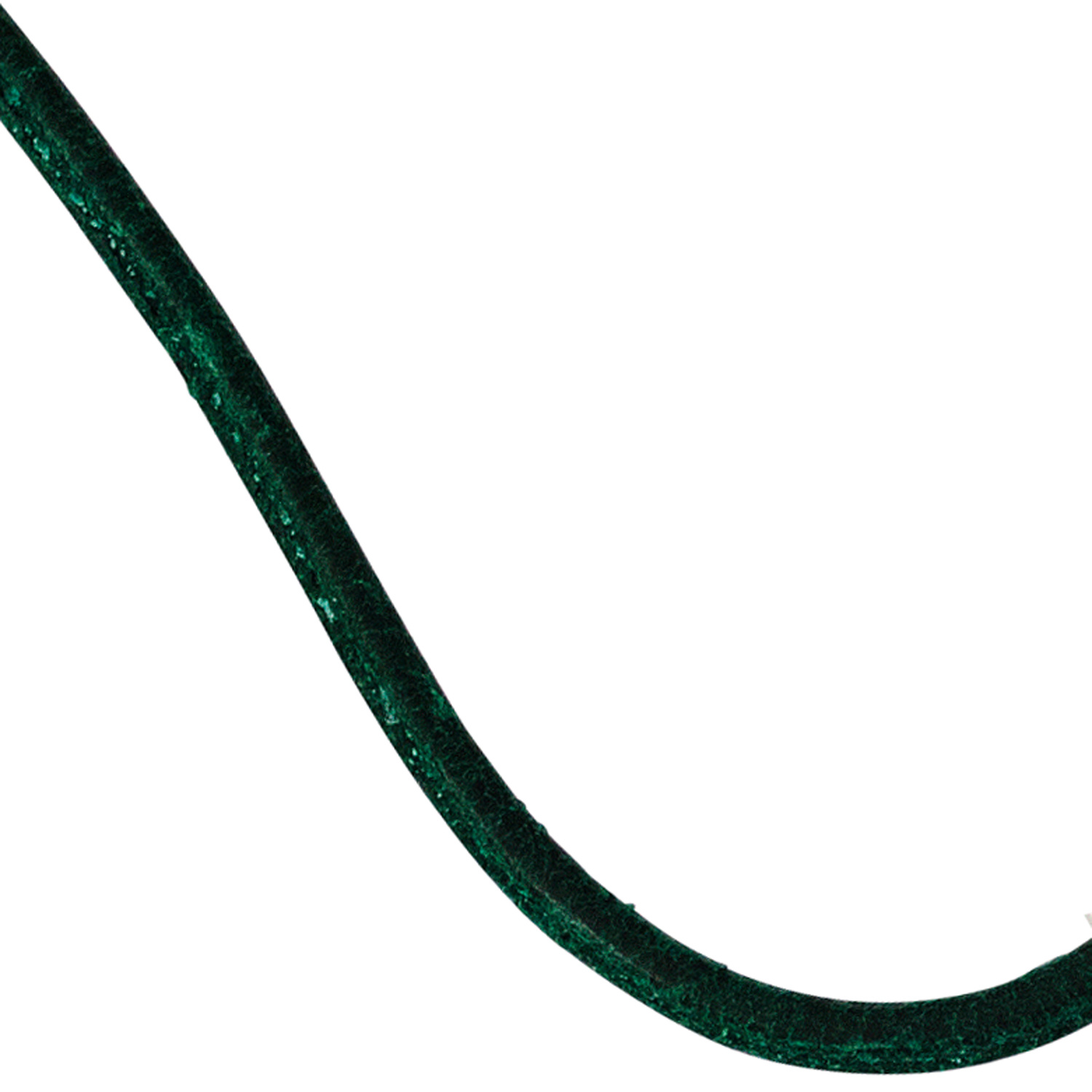 Lederschnur dunkelgrün ca. 1 m lang Halskette Kette Leder