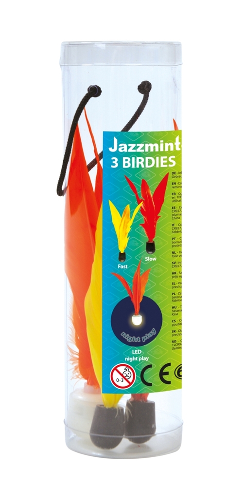 Jazzminton Birdies (Ersatzbälle), 3 er pack