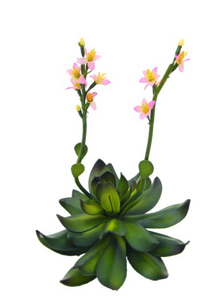 Steinrose pink, 32cm, Kunstpflanze