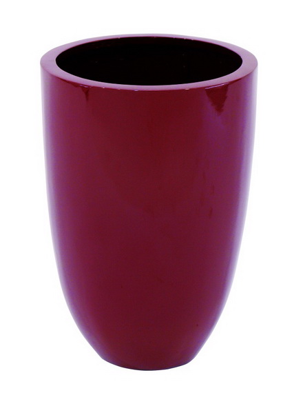 Blumenkübel CUP-49 rot, glänzend