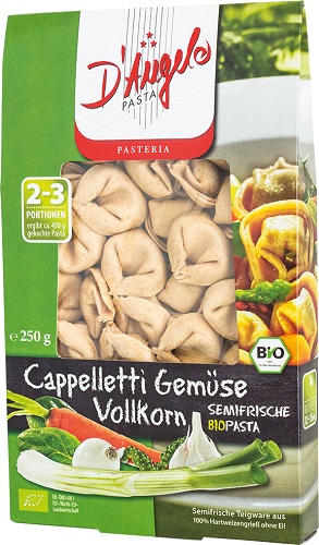 Cappelletti Gemüse Vollkorn vegan Bio* 250 g