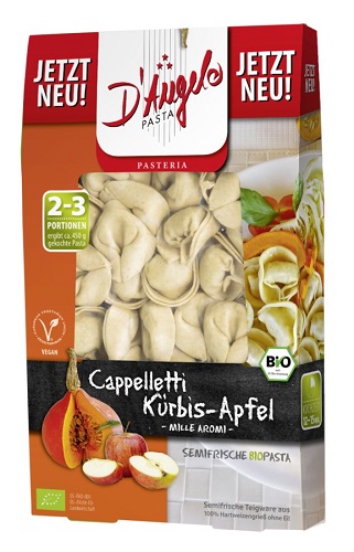Cappelletti Kürbis-Apfel vegan Bio* 250 g