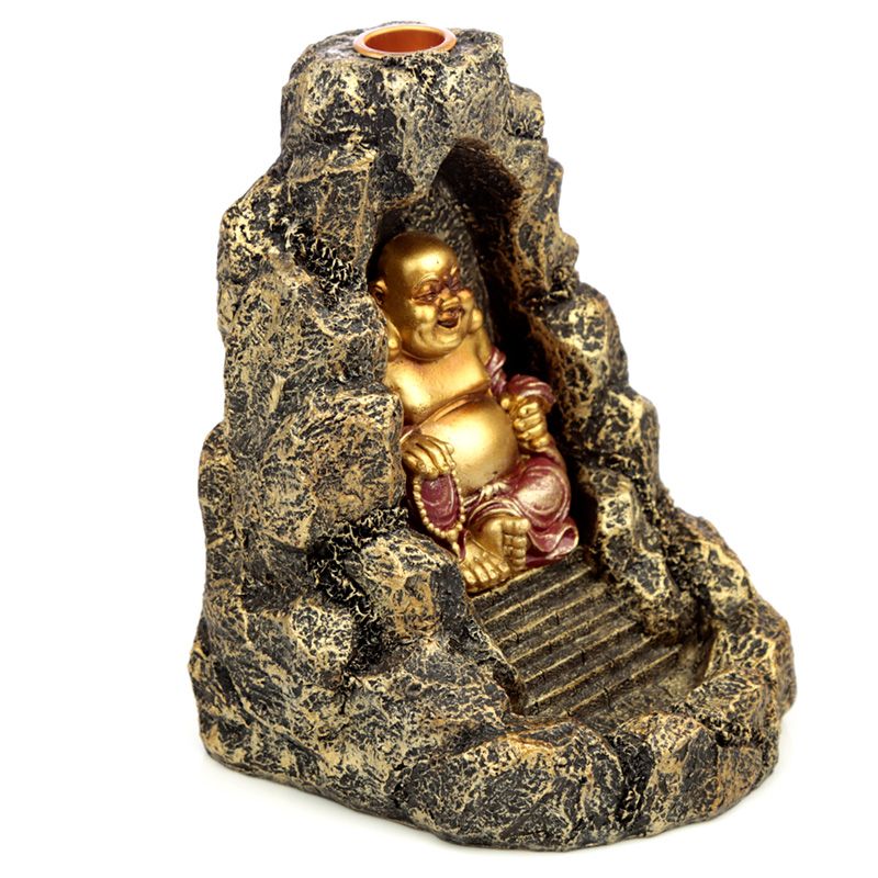 Chinesischer Buddha Rückfluss Räucherbrenner