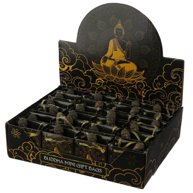 Thai Buddha Figur in einer mini Geschenktasche (pro Stück)