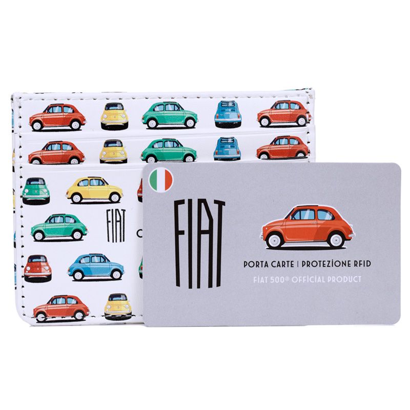 Fiat 500 Retro Kreditkartenetui mit RFID Schutz (pro Stück)