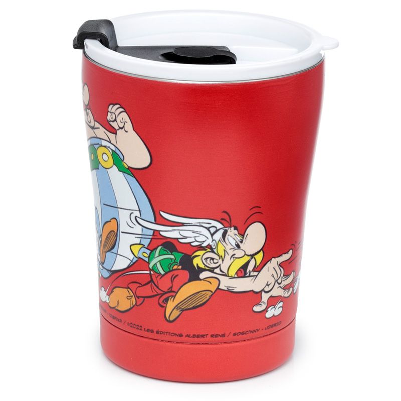 Asterix & Obelix roter Thermobecher für Essen & Trinken 300ml