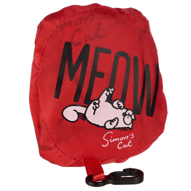 Simon's Cat MEOW Katze Faltbare Einkaufstasche  (pro Stück)