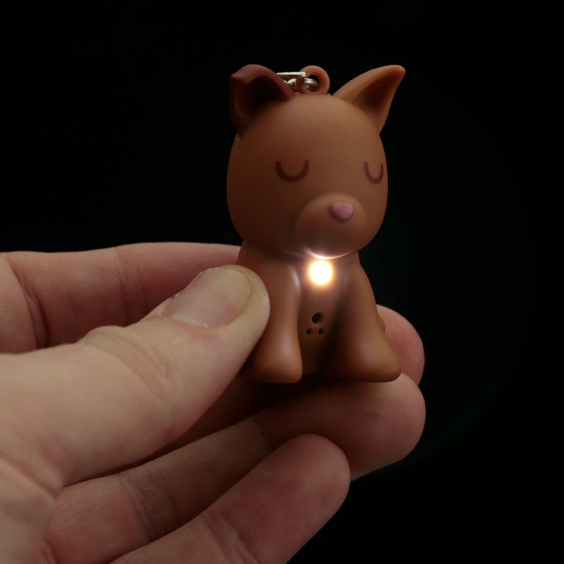 Dog Squad Hunde LED mit Ton Schlüsselanhänger (pro Stück)
