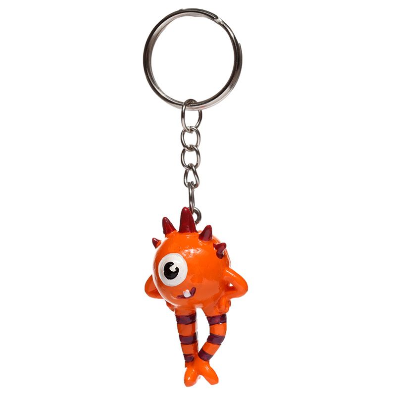Orange Monstarz Monster Schlüsselanhänger