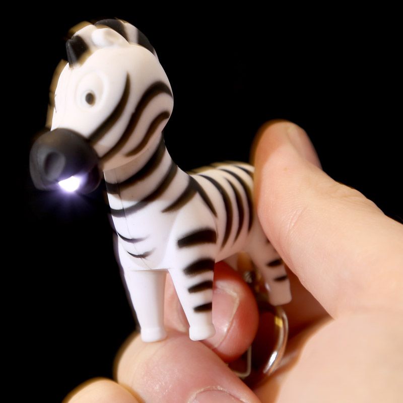 Zoo LED mit Ton Schlüsselanhänger (pro Stück)