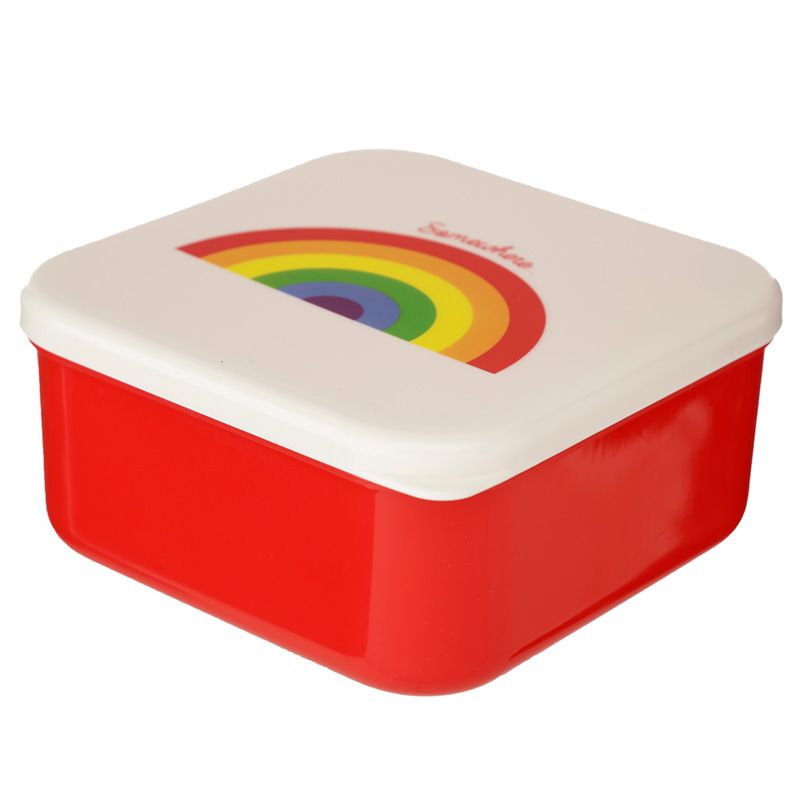 Regenbogen Lunchboxen Brotdosen 3er Set S/M/L