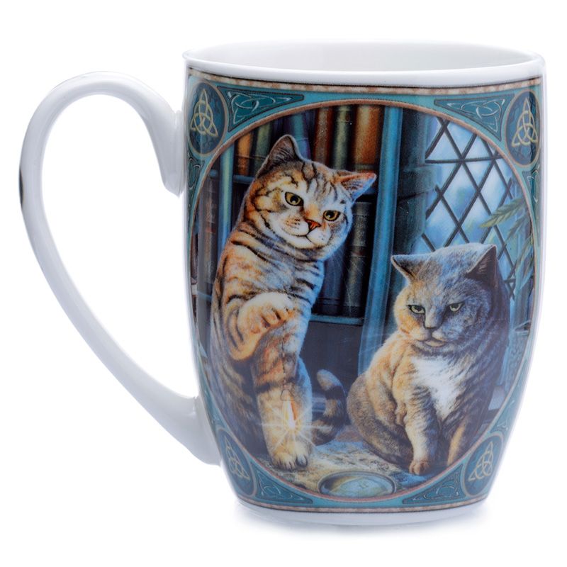 Lisa Parker Purrlock Holmes Katze Tasse aus Porzellan