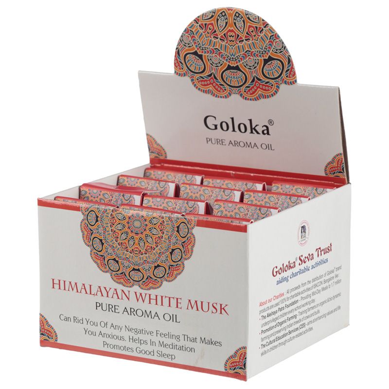Goloka Duftöle Parfumöle Himalaya Weisser Moschus 10ml (pro Stück)