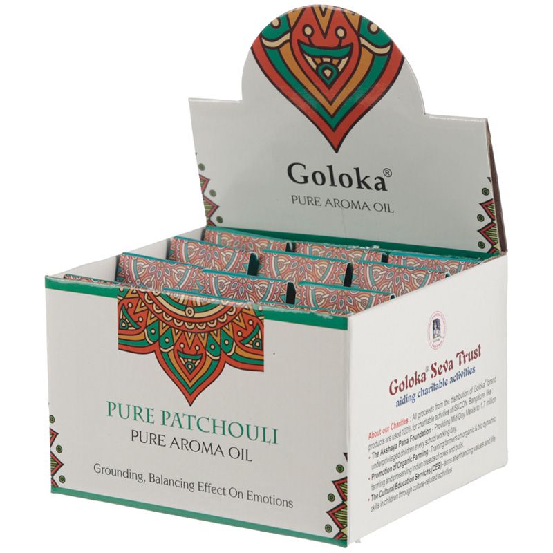 Goloka Duftöle Parfumöle Pure Patschuli 10ml (pro Stück)