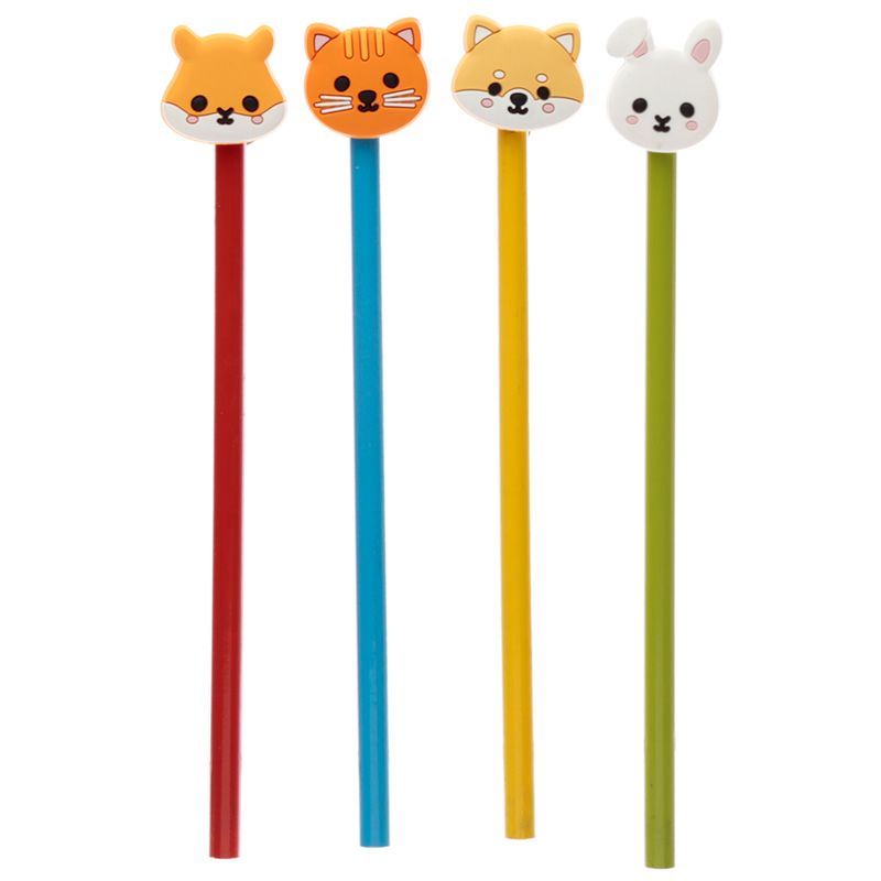 Adoramals niedliche Tiere Bleistift mit PVC Topper (pro Stück)