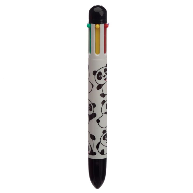 Panda mehrfarbiger Kugelschreiber (6 Farben) (pro Stück)