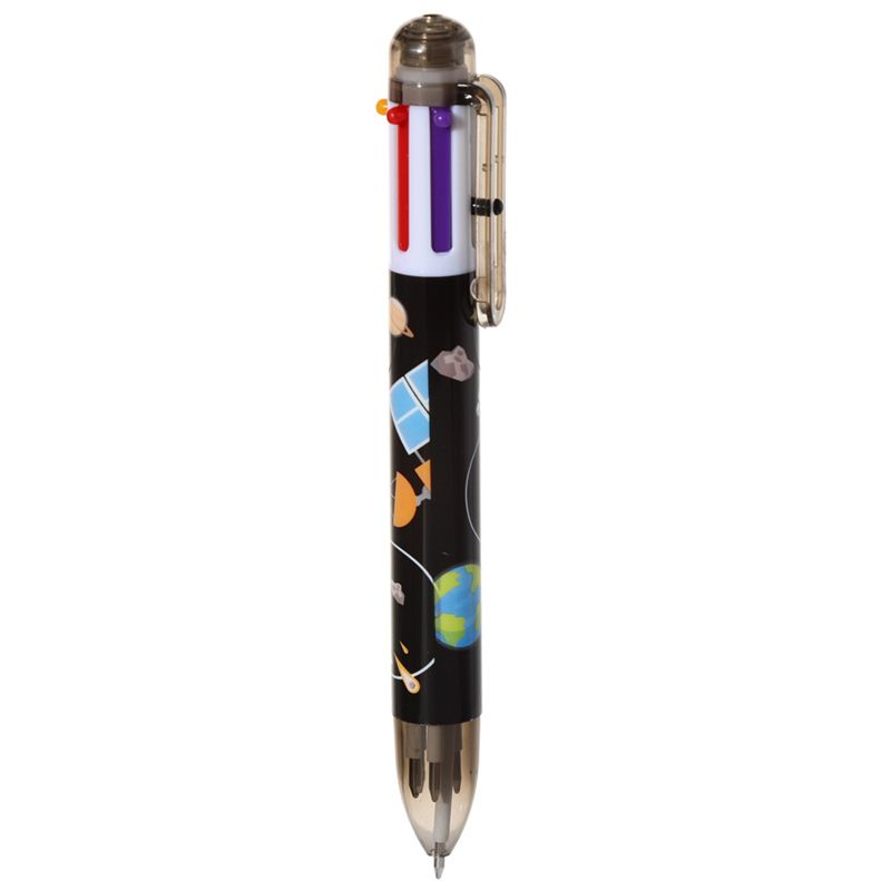Hello Space Weltraum mehrfarbiger Kugelschreiber (6 Farben) (pro Stück)