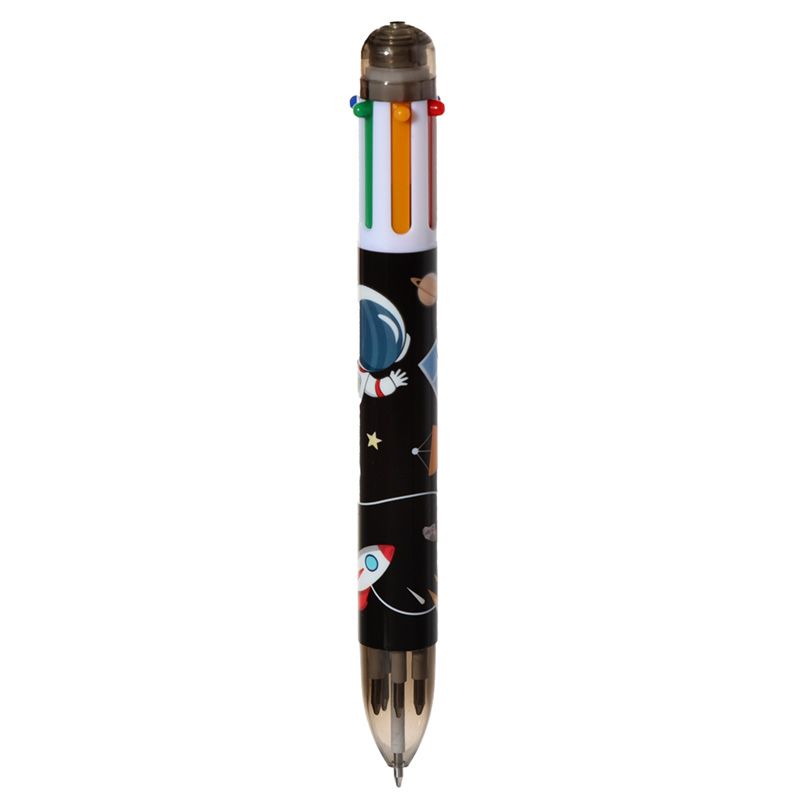 Hello Space Weltraum mehrfarbiger Kugelschreiber (6 Farben) (pro Stück)