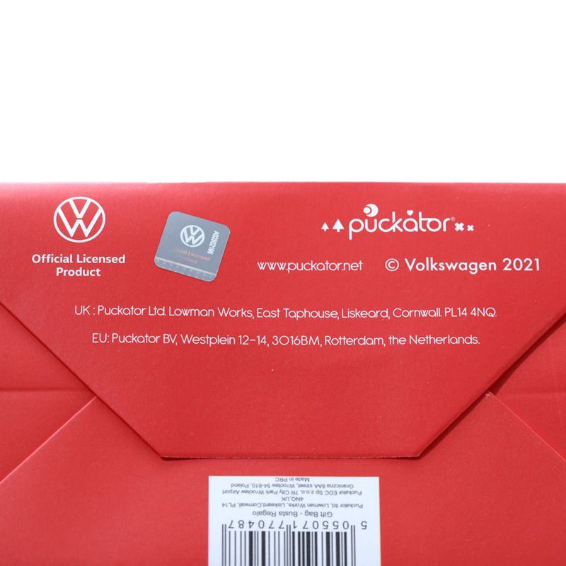 Weihnachten Volkswagen VW T1 Bulli Geschenktasche - (M) (pro Stück)