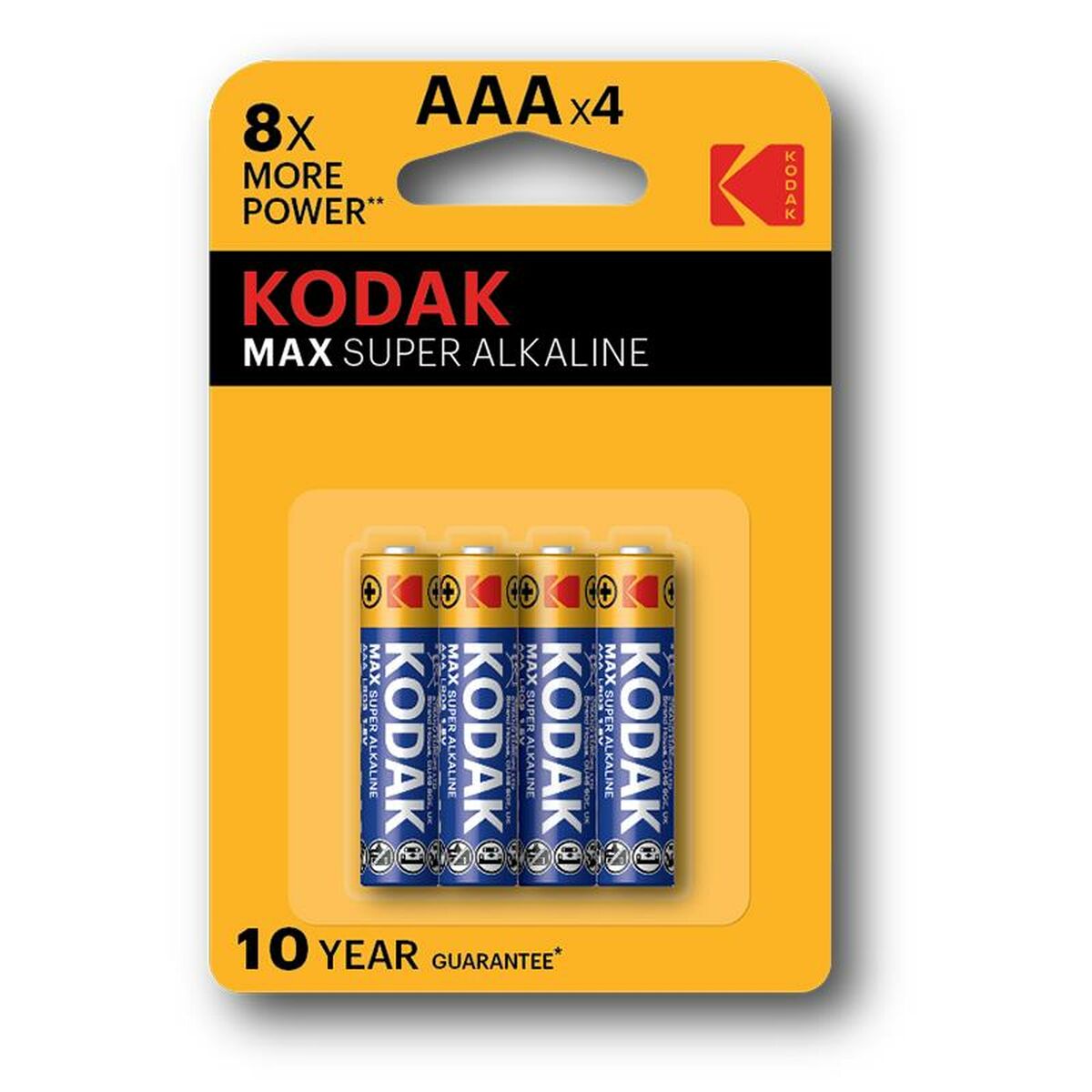 Batterien Kodak MAX AAA 1,5 V