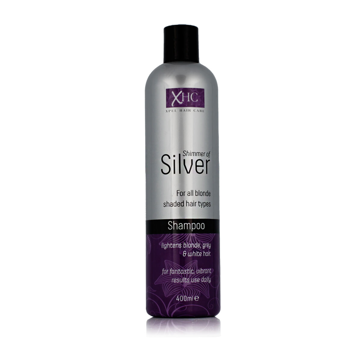 Shampoo für Blondes und Graues Haar Xpel Shimmer of Silver 400 ml