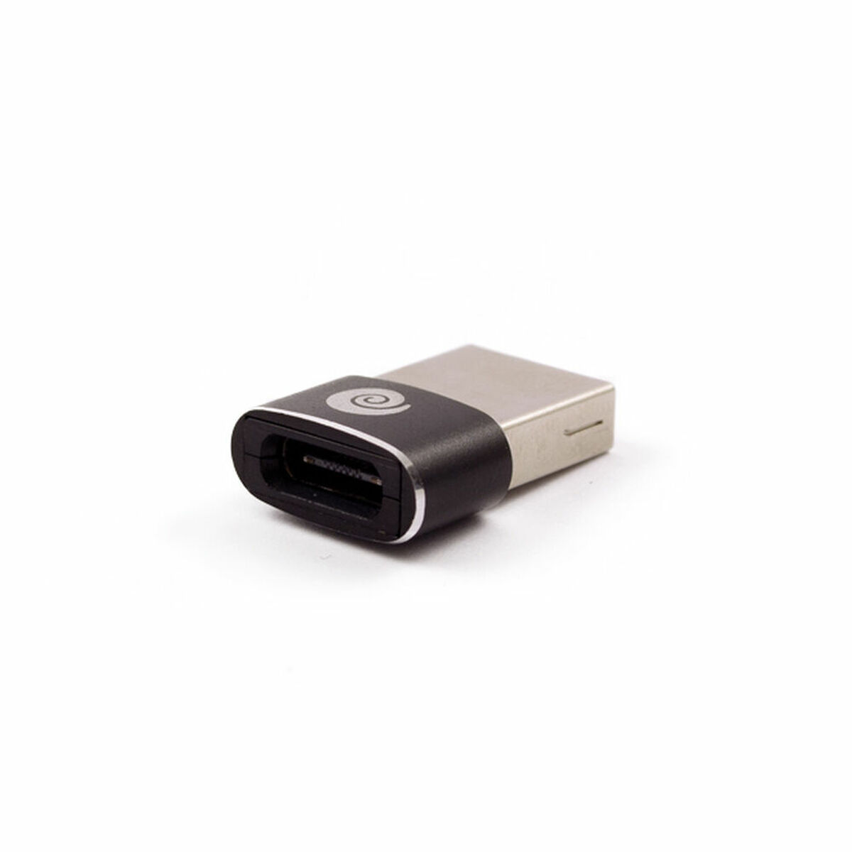 USB A zu USB-C-Kabel CoolBox COO-ADAPCUC2A Schwarz