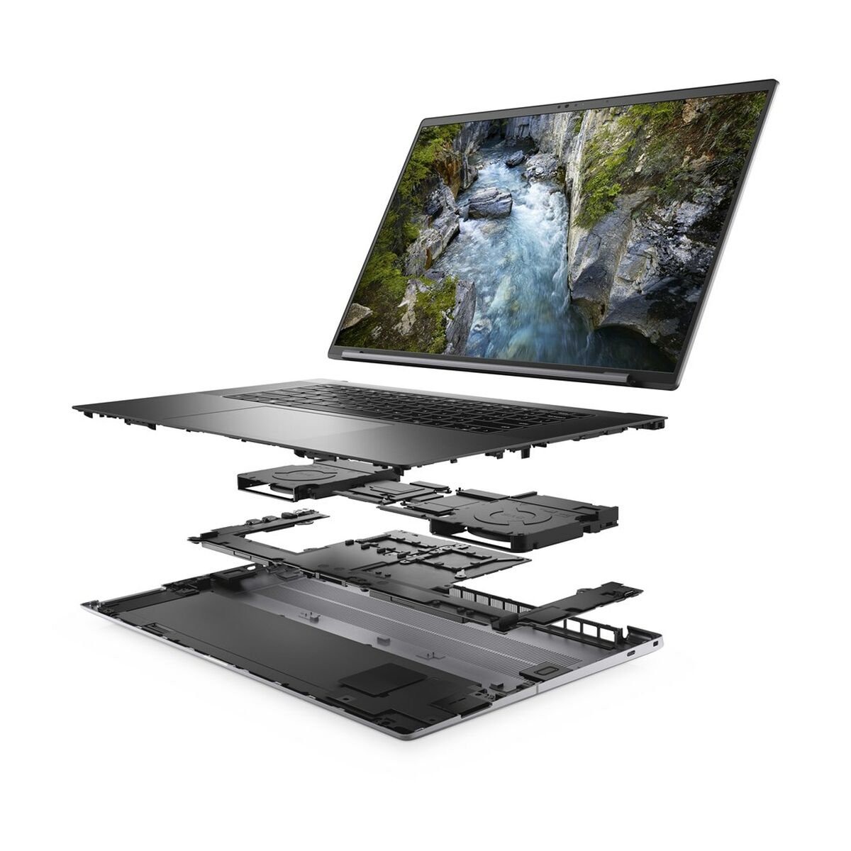 Laptop Dell Precision 5680 16" I7-13800H 32 GB RAM 1 TB SSD NVIDIA RTX A2000 Qwerty US (Restauriert A+)