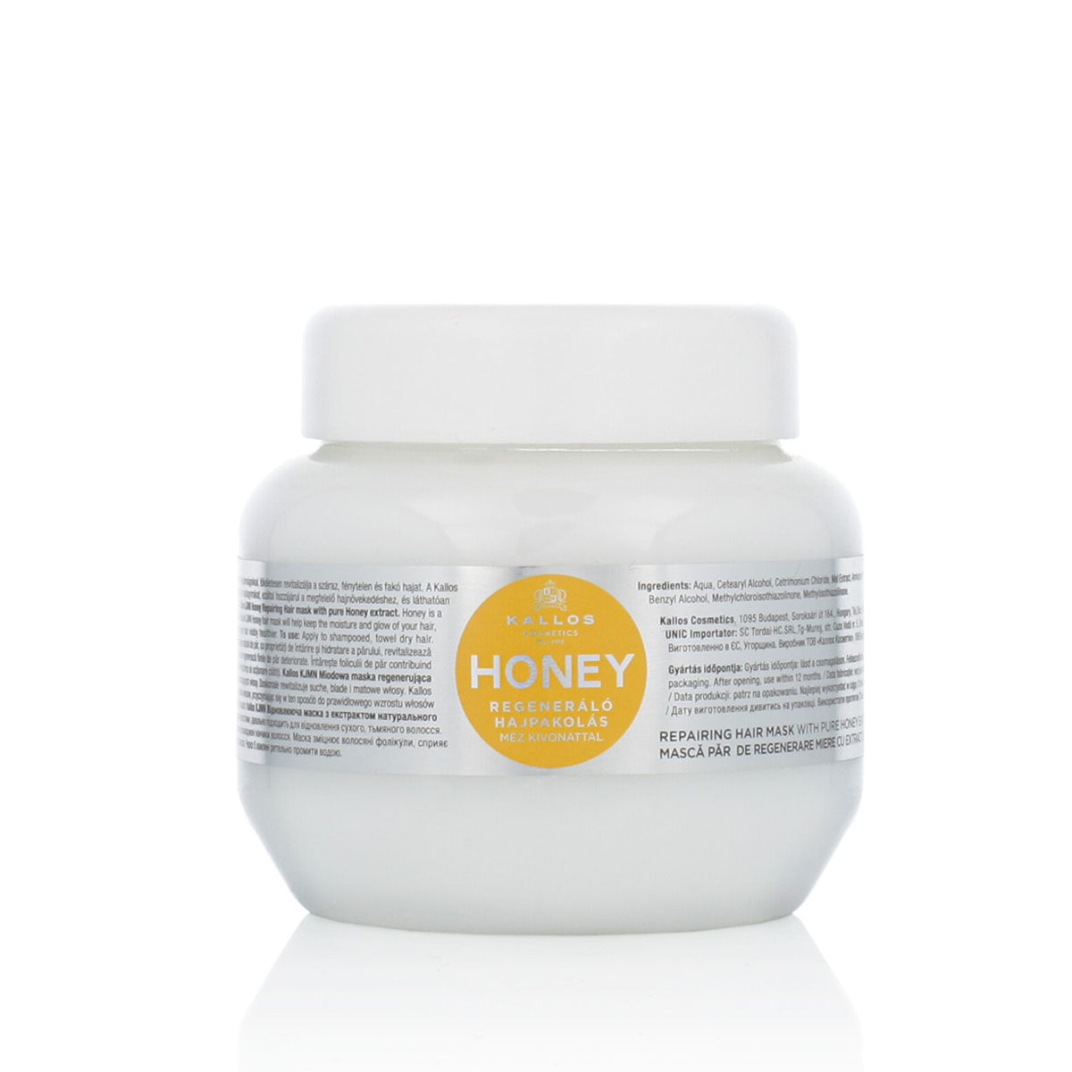 Repairing Haar-Reparatur-Maske Kallos Cosmetics Honey 275 ml