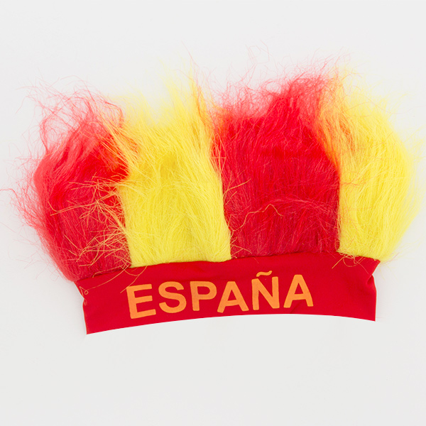 Perücke Spanische Flagge