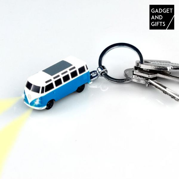 VW-Bulli-Schlüsselanhänger mit LED-Licht 