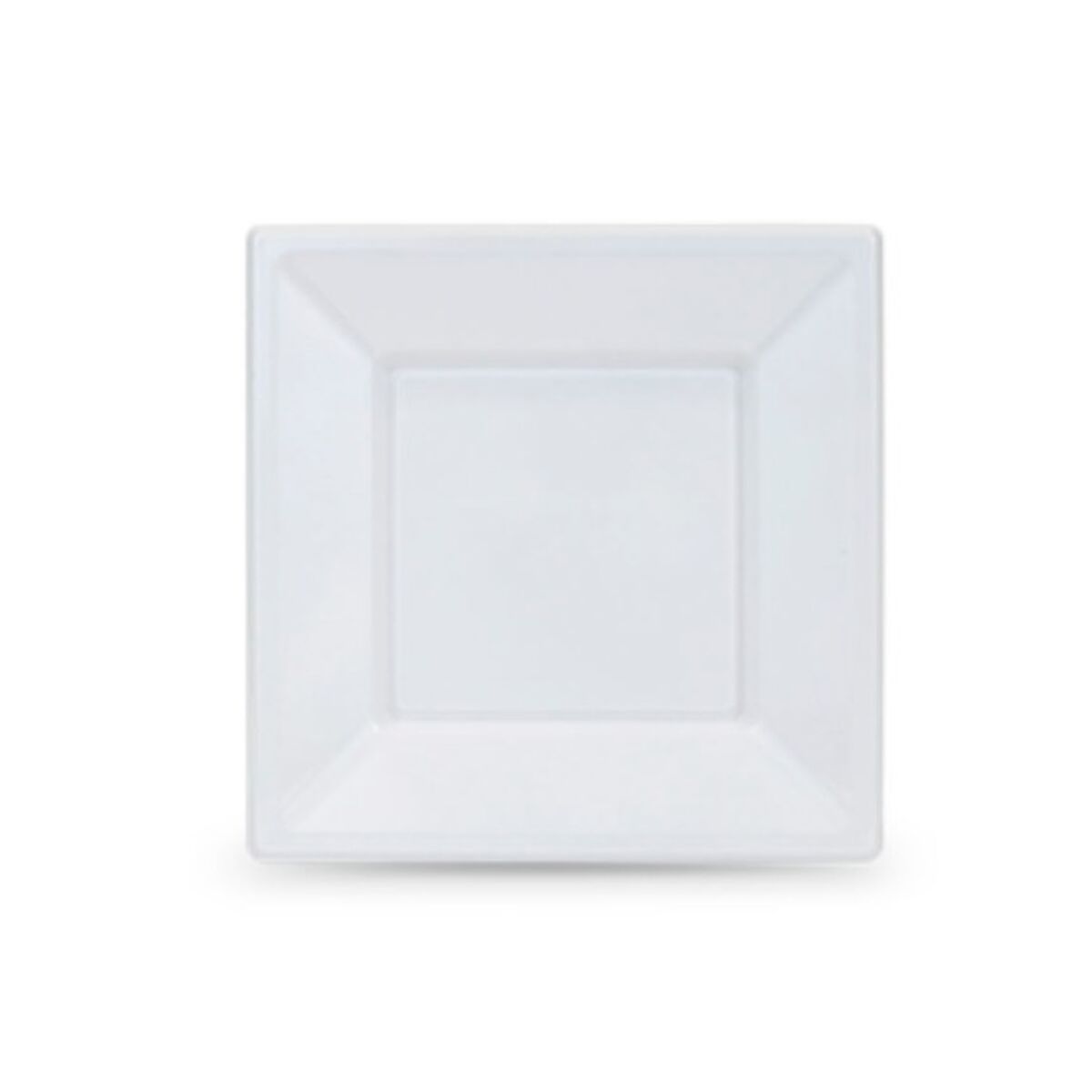 Mehrweg-Teller-Set Algon Weiß Kunststoff 18 cm (6 Stück)