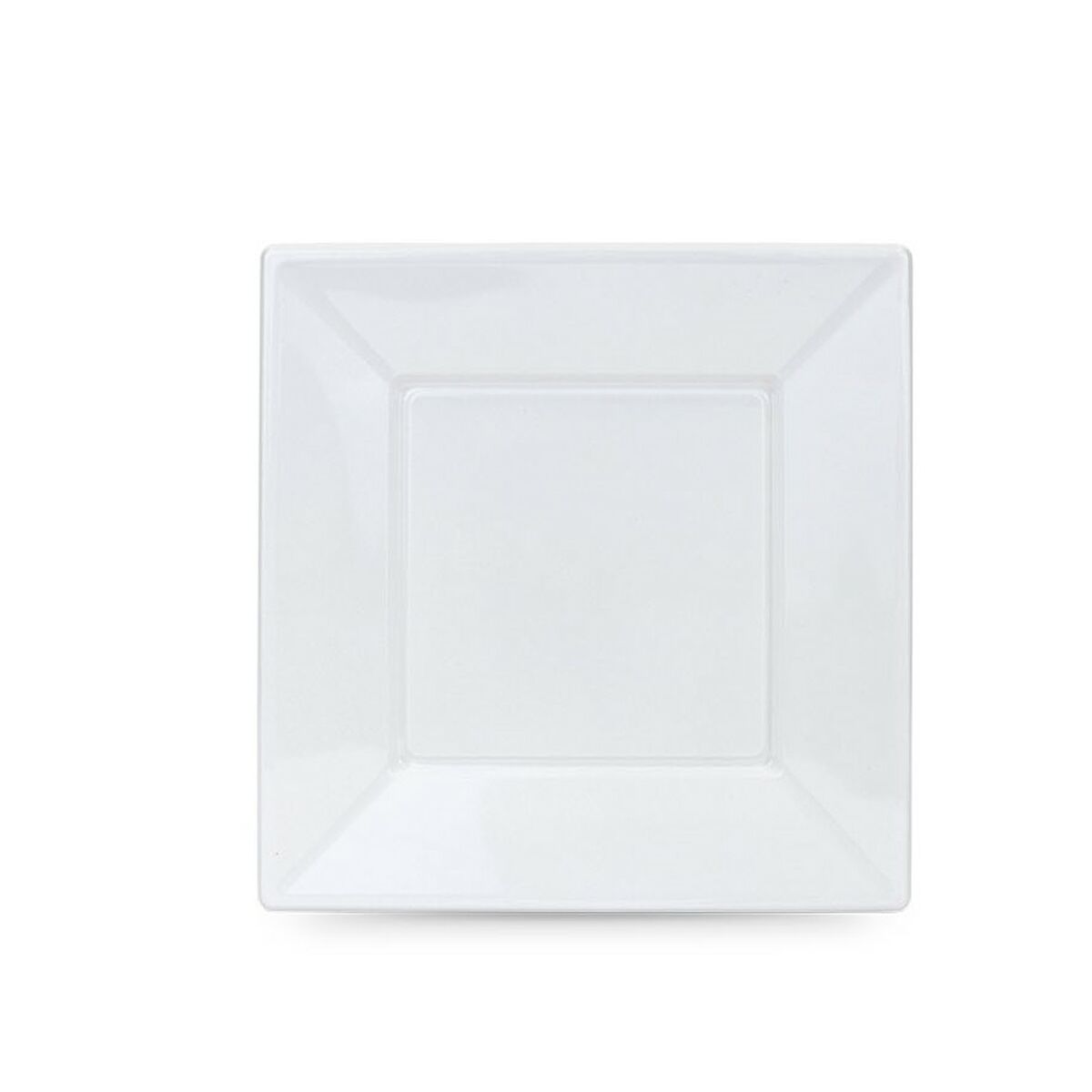 Mehrweg-Teller-Set Algon Weiß Kunststoff 23 cm (12 Stück)