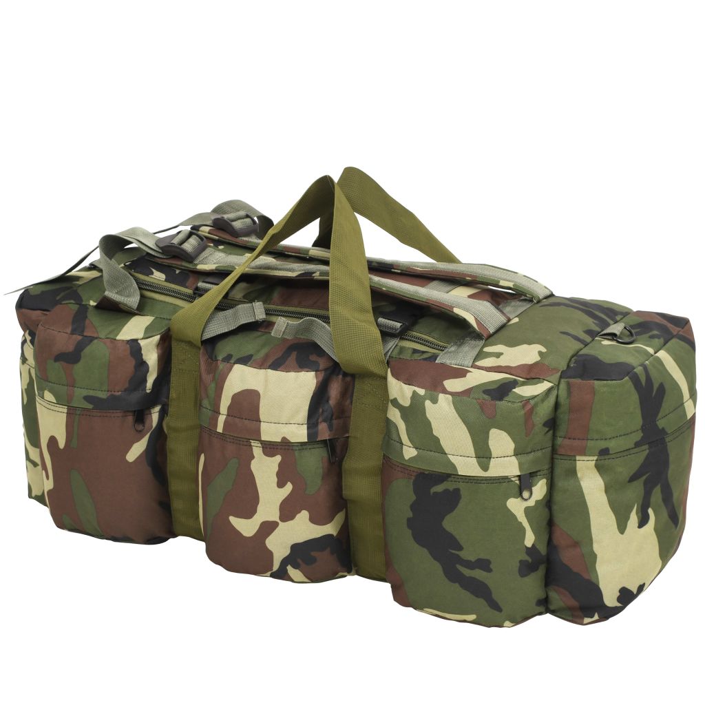 vidaXL Seesack Armee-Stil 85 L Camouflage