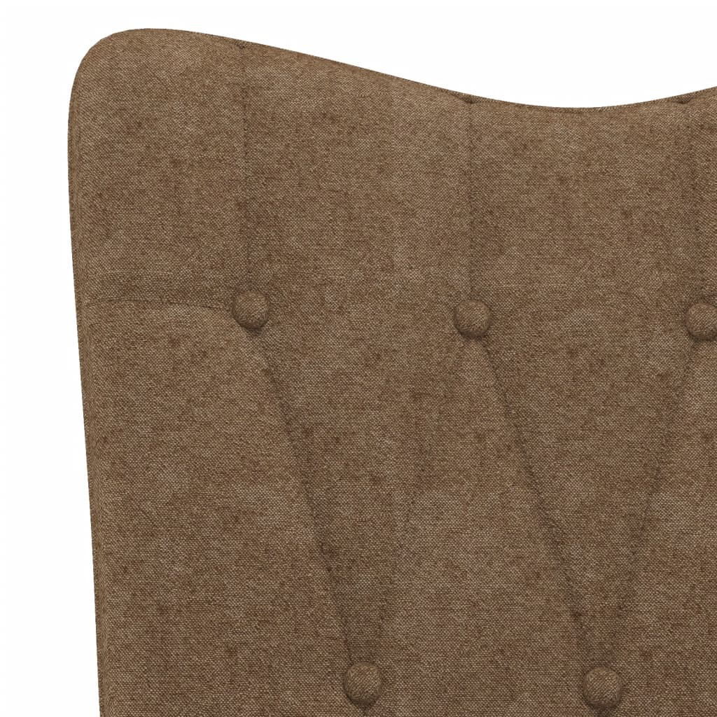 vidaXL Relaxsessel Taupe Stoff