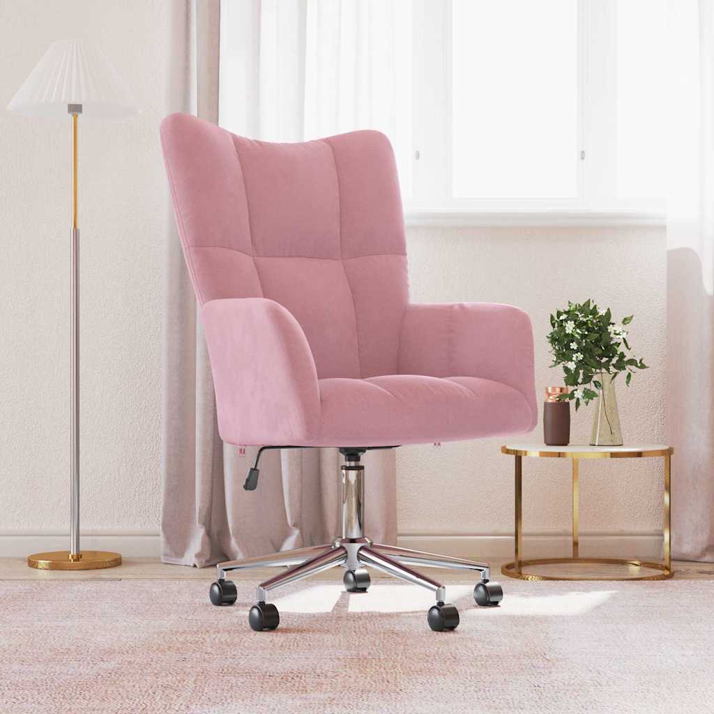 vidaXL Relaxsessel Rosa Samt