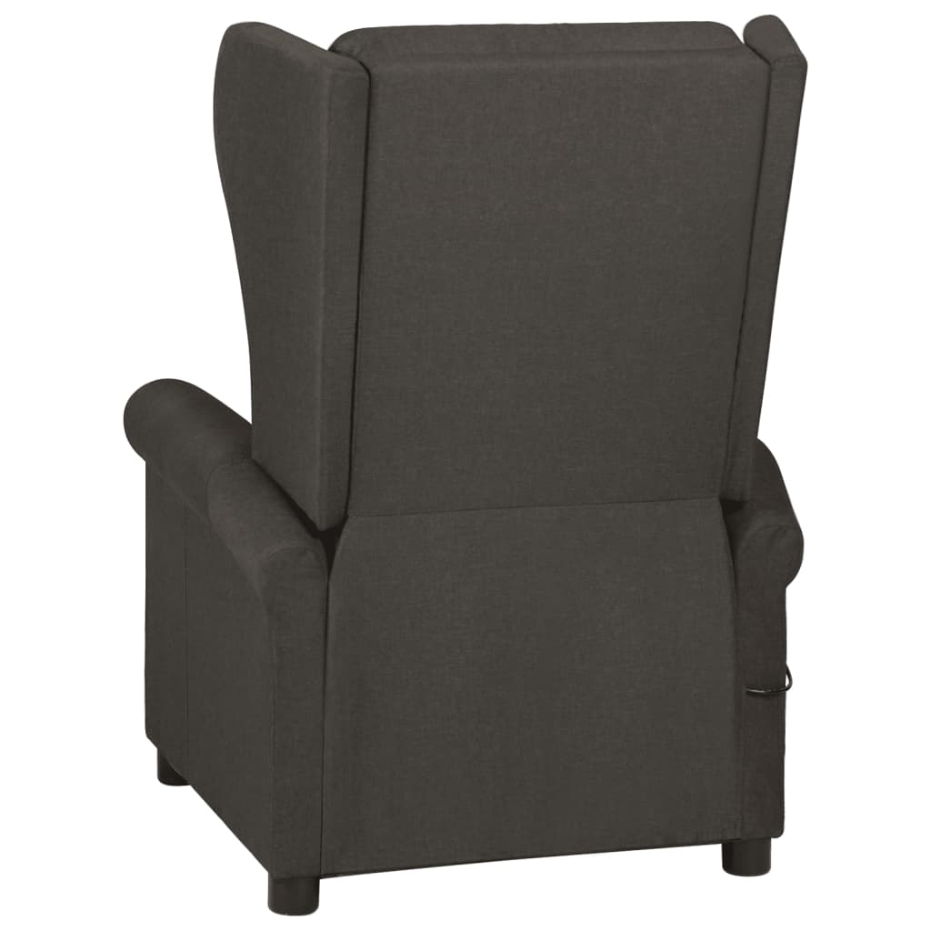 vidaXL Massagesessel Taupe Stoff