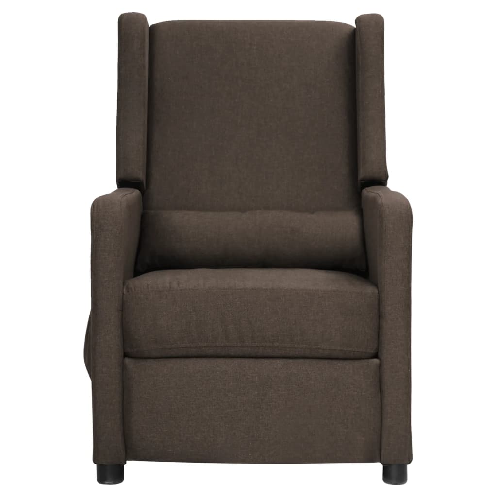 vidaXL Relaxsessel Braun Stoff