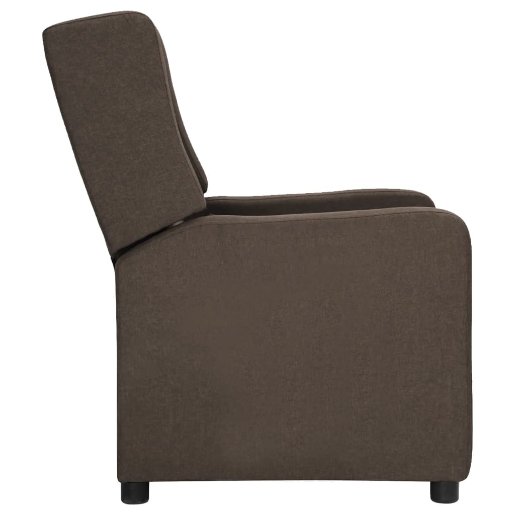 vidaXL Relaxsessel Braun Stoff