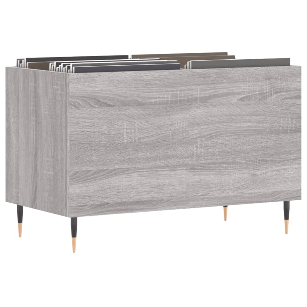 vidaXL Plattenschrank Grau Sonoma 74,5x38x48 cm Holzwerkstoff