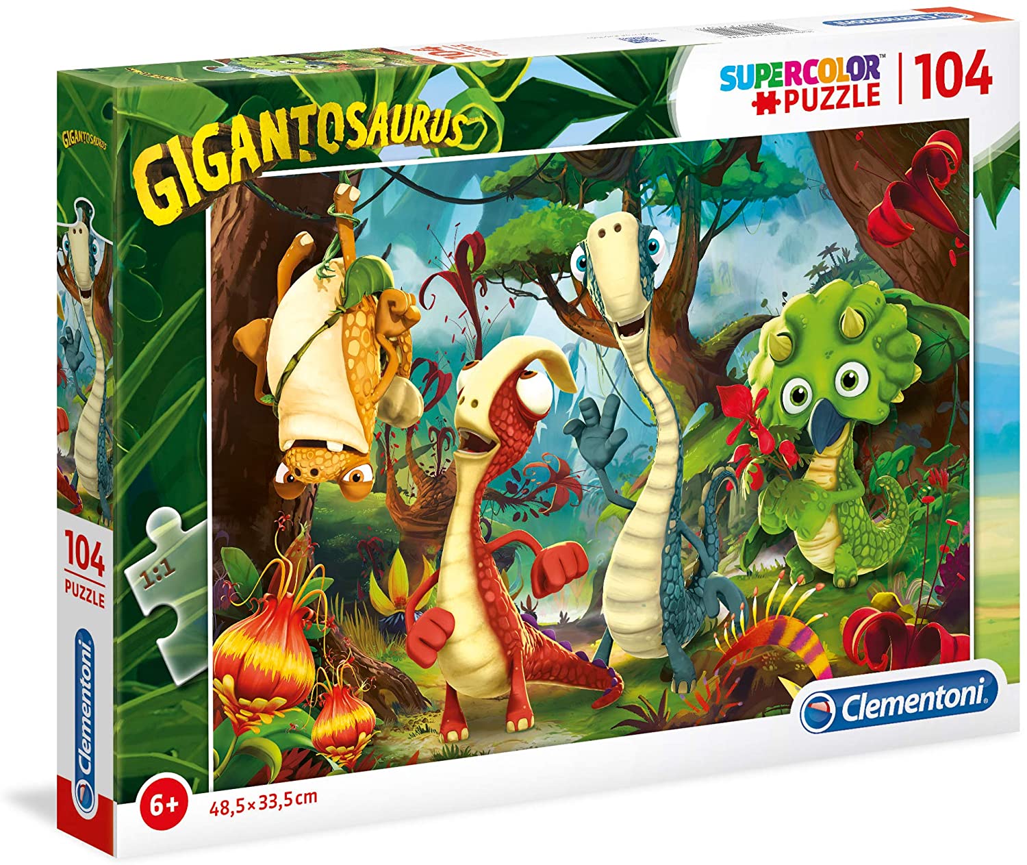 Clementoni 27192 - 104 Teile Puzzle - Gigantosaurus