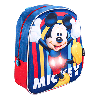 Disney Mickey Mouse - Rucksack 3D mit Licht 31 cm