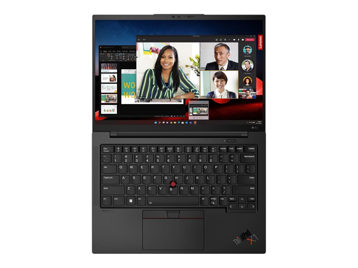 Lenovo ThinkPad X1 Carbon Gen 11 21HM - 180°-Scharnierdesign - Intel Core i7 1355U / 1.7 GHz - Evo - Win 11 Pro - Intel Iris Xe Grafikkarte - 16 GB RAM - 512 GB SSD TCG Opal Encryption 2, NVMe, Performance - 35.6 cm (14