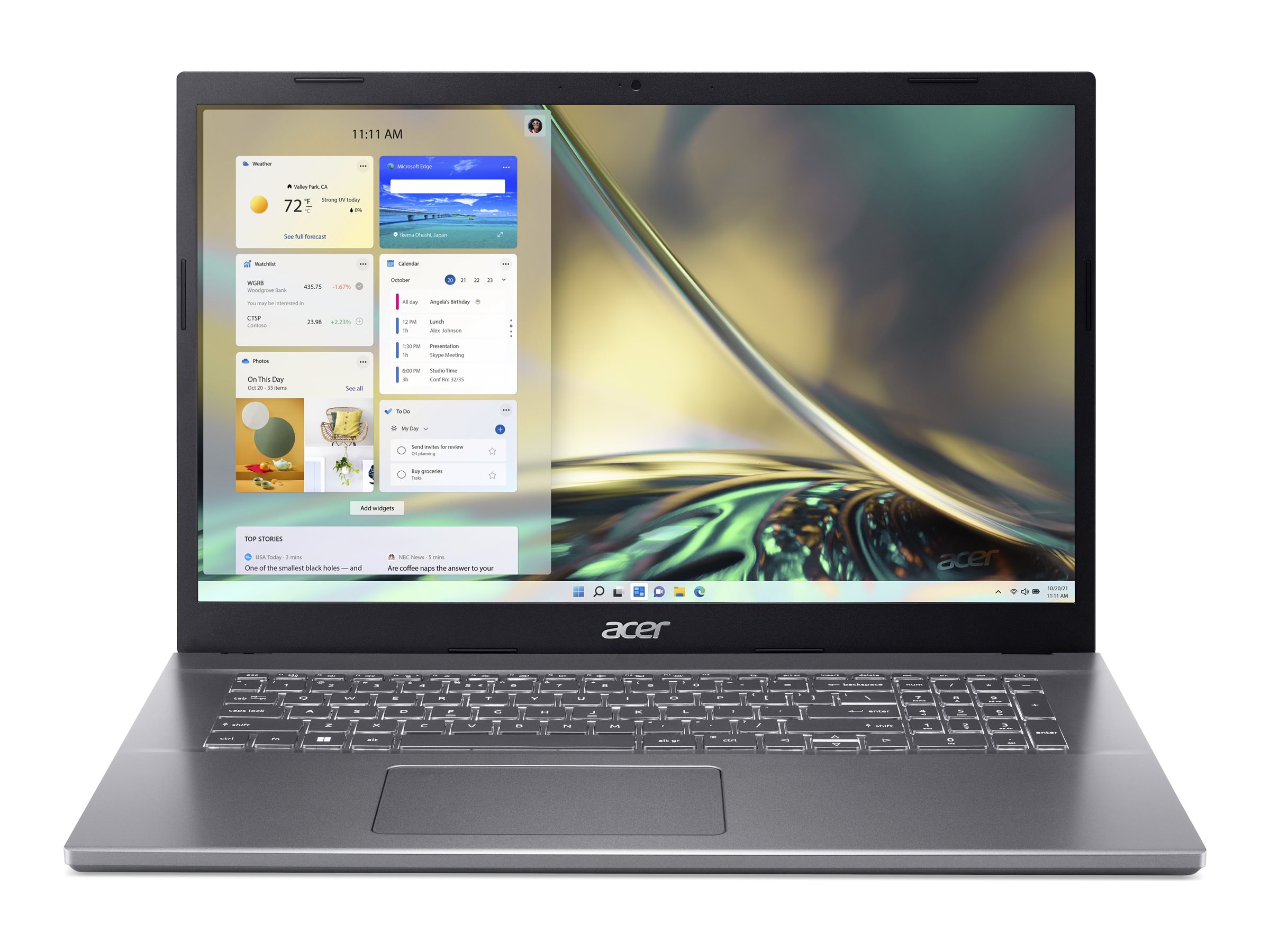 Acer Aspire 5 A517-53 - Intel Core i5 12450H - Win 11 Home - UHD Graphics - 8 GB RAM - 512 GB SSD NVMe - 43.9 cm (17.3") -  IPS 1920 x 1080 (Full HD) - Wi-Fi 6 - Iron - kbd: Nordisch - Neu