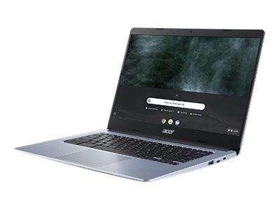 Acer Chromebook 314 CB314-1HT-C9VY - Intel Celeron N4120 / 1.1 GHz - Chrome OS - UHD Graphics 600 - 4 GB RAM - 64 GB eMMC - 35.56 cm (14") -  IPS Touchscreen 1920 x 1080 (Full HD) - Wi-Fi 5 - Reines Silber - kbd: Deutsch - Neu